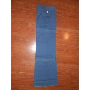 Original 60s Hippie Pentimento Blue Jean Denim Pants Womens 9 Flare Bell bottoms